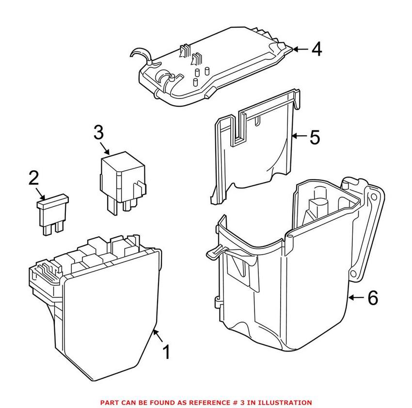 Mercedes Relay (Multi-purpose) 0025428719